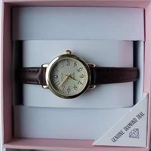Leather Wrist Watch